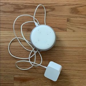 White Amazon Alexa dot